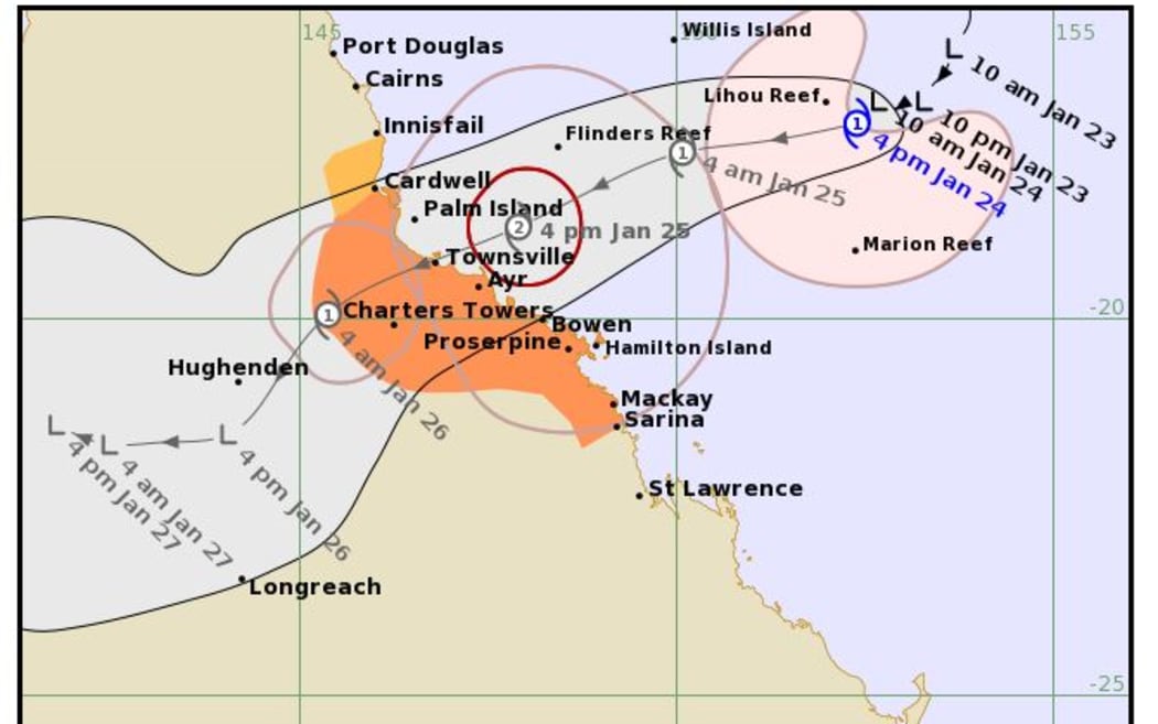 Tropical Cyclone Kirrily declared, will cross Qld coast Thursday