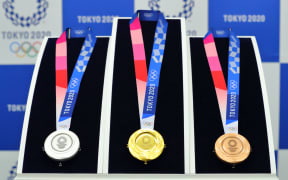 Tokyo 2020 Olympic medals.