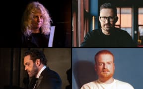The four finalists in the 2024 APRA Best Jazz Composition Award (Clockwise from the top left - Anita Schwabe, Dave Wilson, Mitchell Dwyer and Lucien Johnson