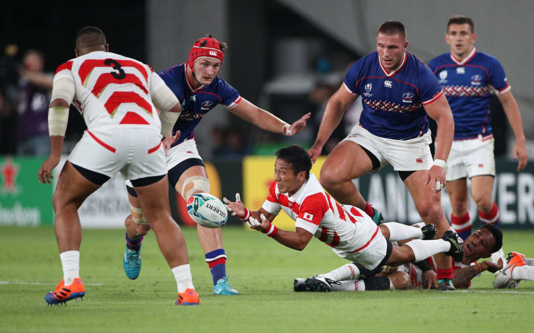 Japan's Yutaka Nagare 
Japan vs Russia
2019 Rugby World Cup Pool A, Tokyo Stadium, Japan 20/9/2019