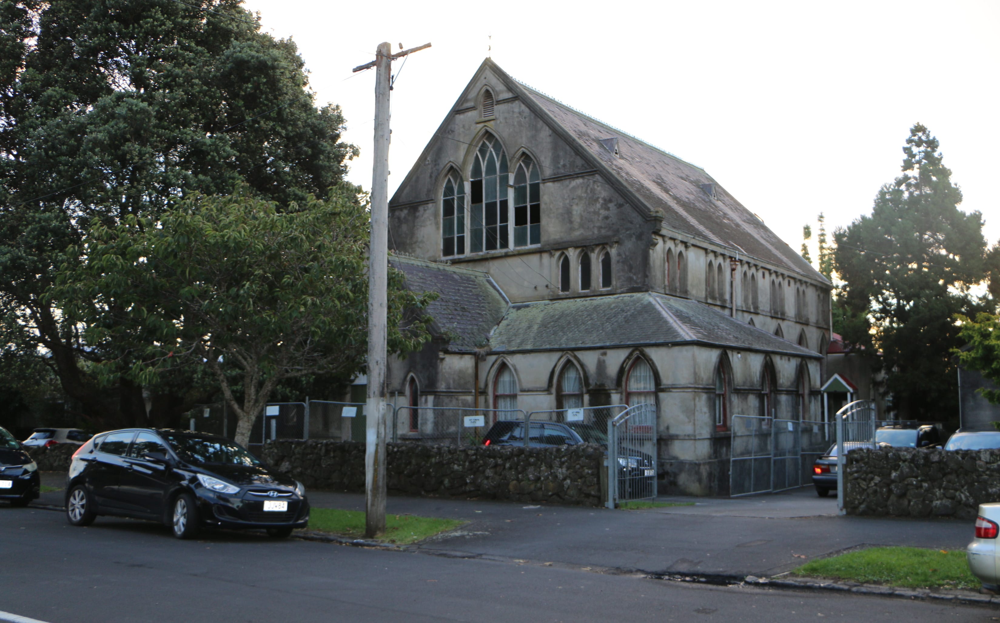 The hall on Esplanade Road in Mt Eden