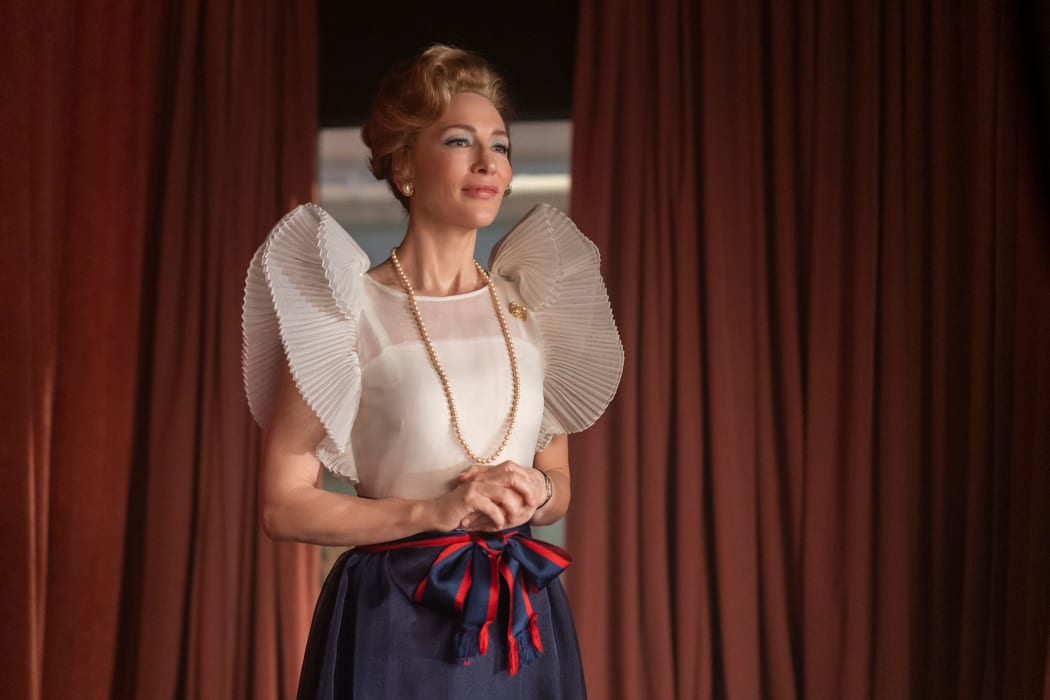 Cate Blanchett as Phyllis Schlafly in the mini-series Mrs. America.