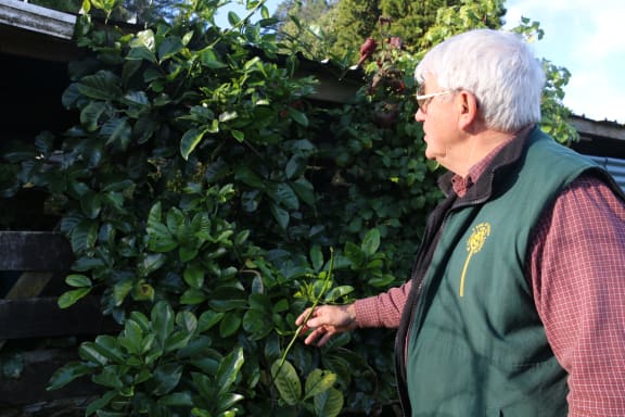 Rob McGowan at his home near Welcome Bay, Tauranga.