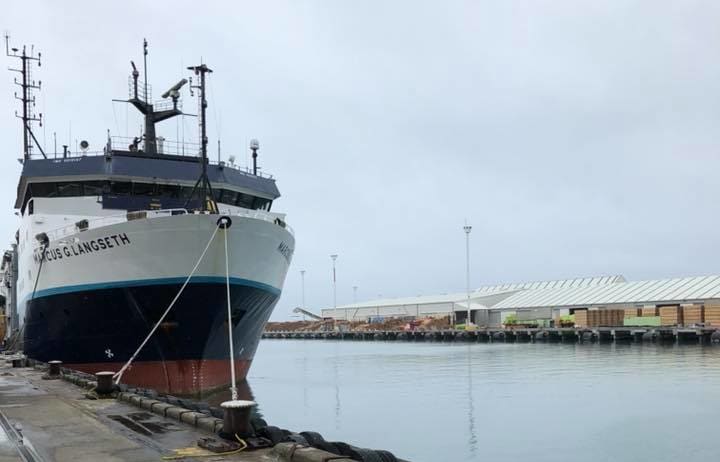 The US vessel, Marcus Langseth is currently in Napier Port after a five week study of the Hikurangi Plate.