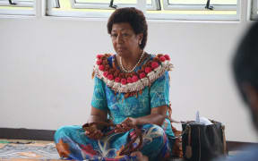 Fijian paramount chief Ro Teimumu Kepa at a traditional ceremony