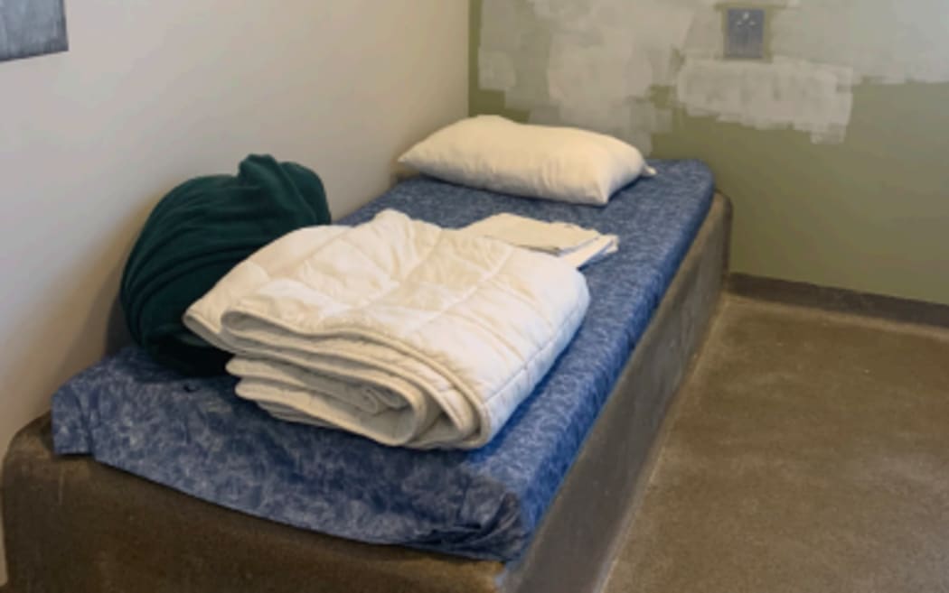 A secure room in a youth justice facility.