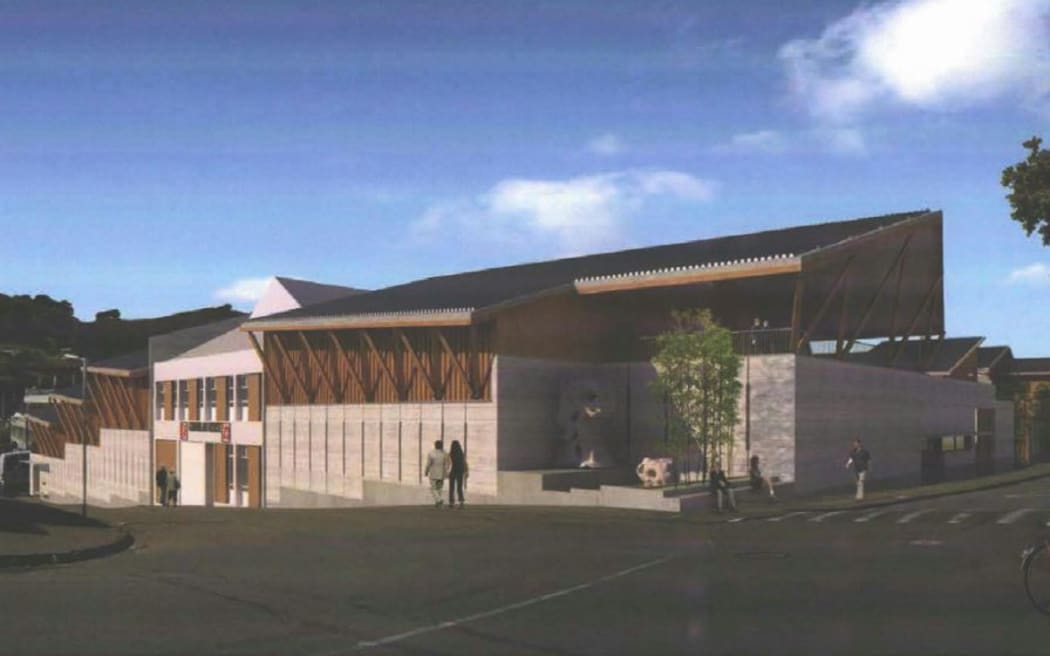 An artist's impression of what the new Chinese Embassy in Wellington would look like.