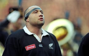 All Blacks hooker Norm Hewitt walks from the field after the All Blacks v England match on 6 December 1997.