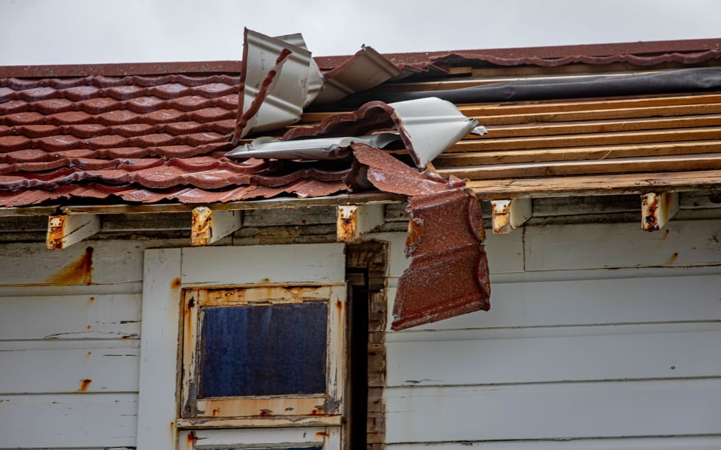 Derelict house in Lyall Bay