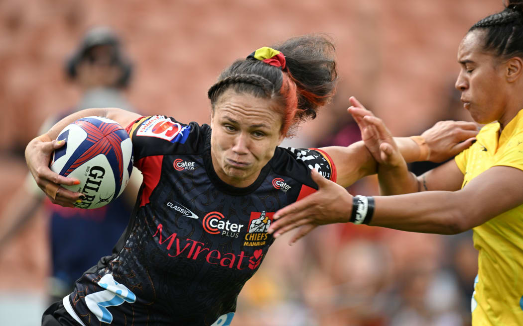 Ruby Tui playing for Chiefs Manawa, 2025.