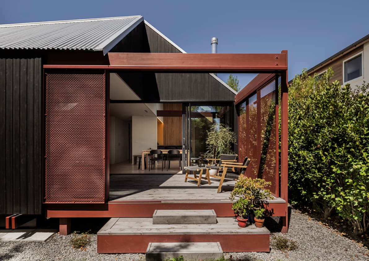 The Red Pine Villa in Somerfield, Christchurch, designed by Mitchell Coll of Fabric.