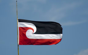 The national Māori flag - Tino Rangatiratanga.
