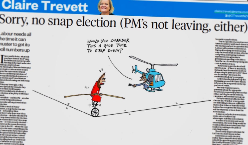 The Herald's Claire Trevett reflects on speculation the PM could quit.