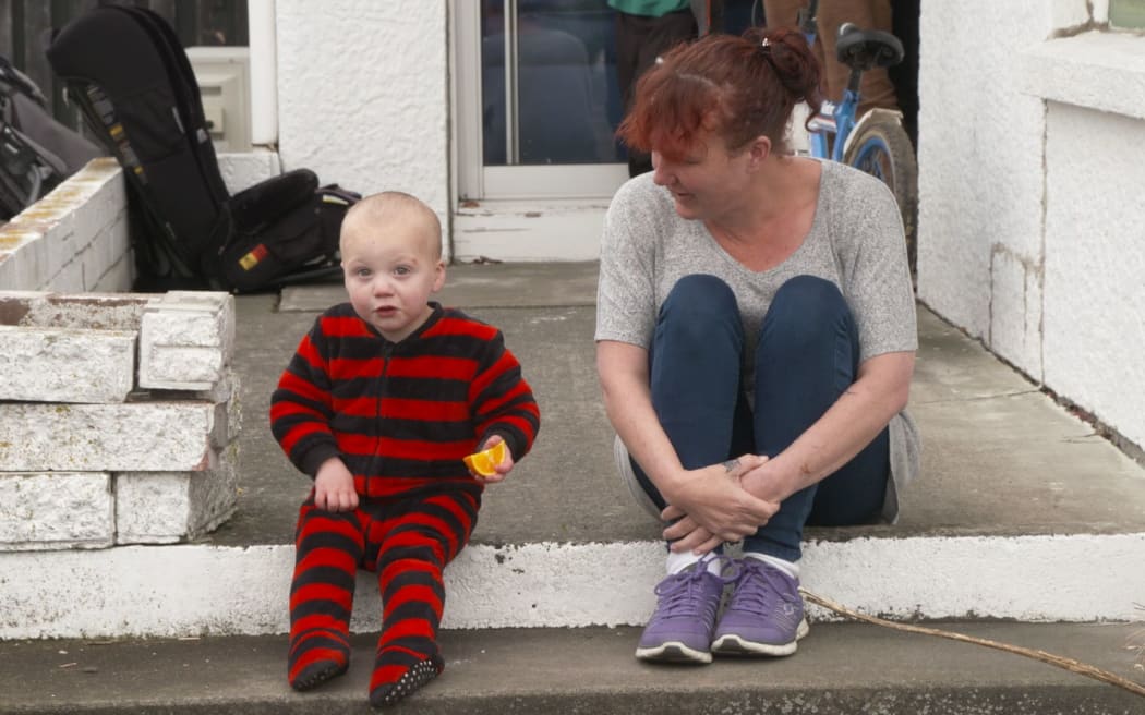 Dayna Clark and seven of her children narrowly escaped a fire that destroyed everything they owned.