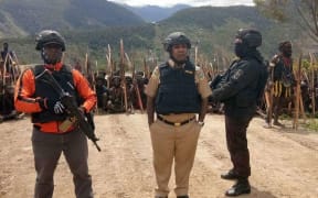 Indonesian police have been assisting military in a campaign against independence fighters in West Papua's Puncak Jaya regency.