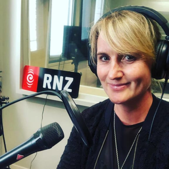 Rally driver Emma Gilmour