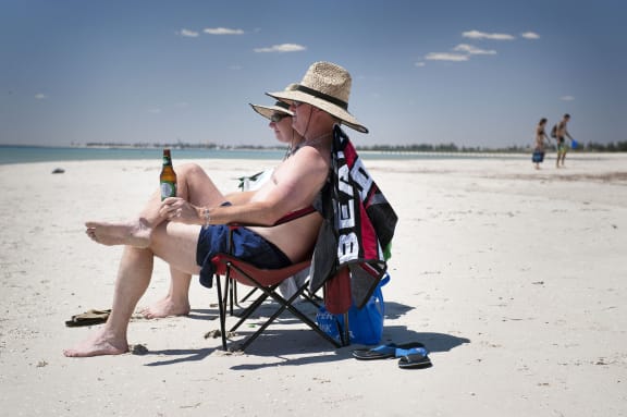 Temperatures in Adelaide soared into the 40s on Thursday.