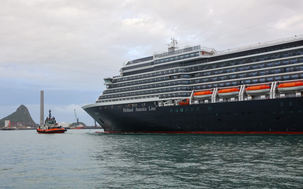 The Noordam cruise ship was one of seven luxury liners that visited Taranaki this season.