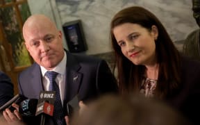 National Party Leader Christopher Luxon and Deputy Leader Nicola Willis