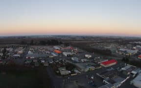 Sunrise over Ashburton.
