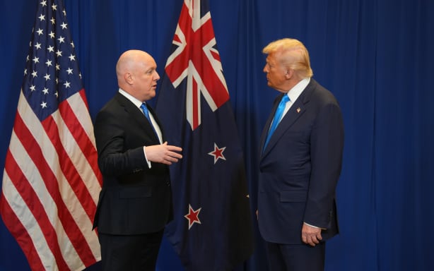 Christopher Luxon has one-on-one meeting with Donald Trump in South ...