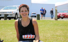 Elation after the race