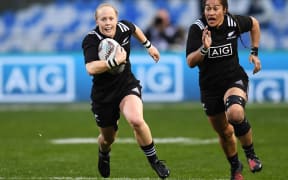 Black Ferns Kendra Cocksedge and Fiao'o Fa'amausili