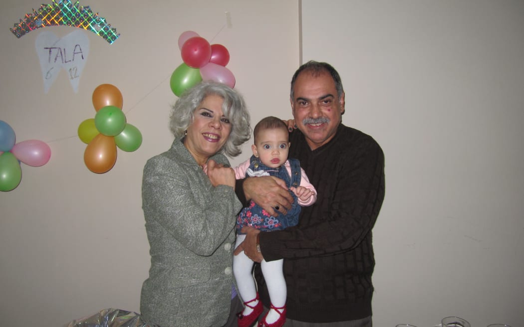 Nahed Alhaj's mother-in-law and father-in-law, whose visa was denied despite having a family, job, and house to go back to in Syria.
