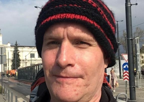 Andrew Bagshaw, a volunteer doing charity in Ukraine and has gone missing