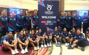 The Samoa women's Under-19 cricket team in Kuala Lumpur, Malaysia for the ICC Under-19 T-20 World Cup. Photo: Samoa Cricket
