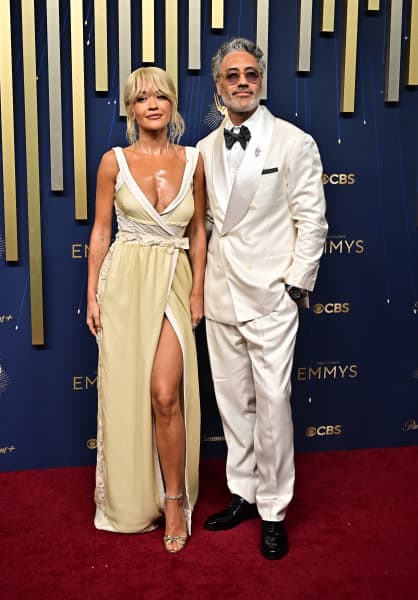 New Zealand director and actor Taika Waititi and his wife  singer songwriter Rita Ora.