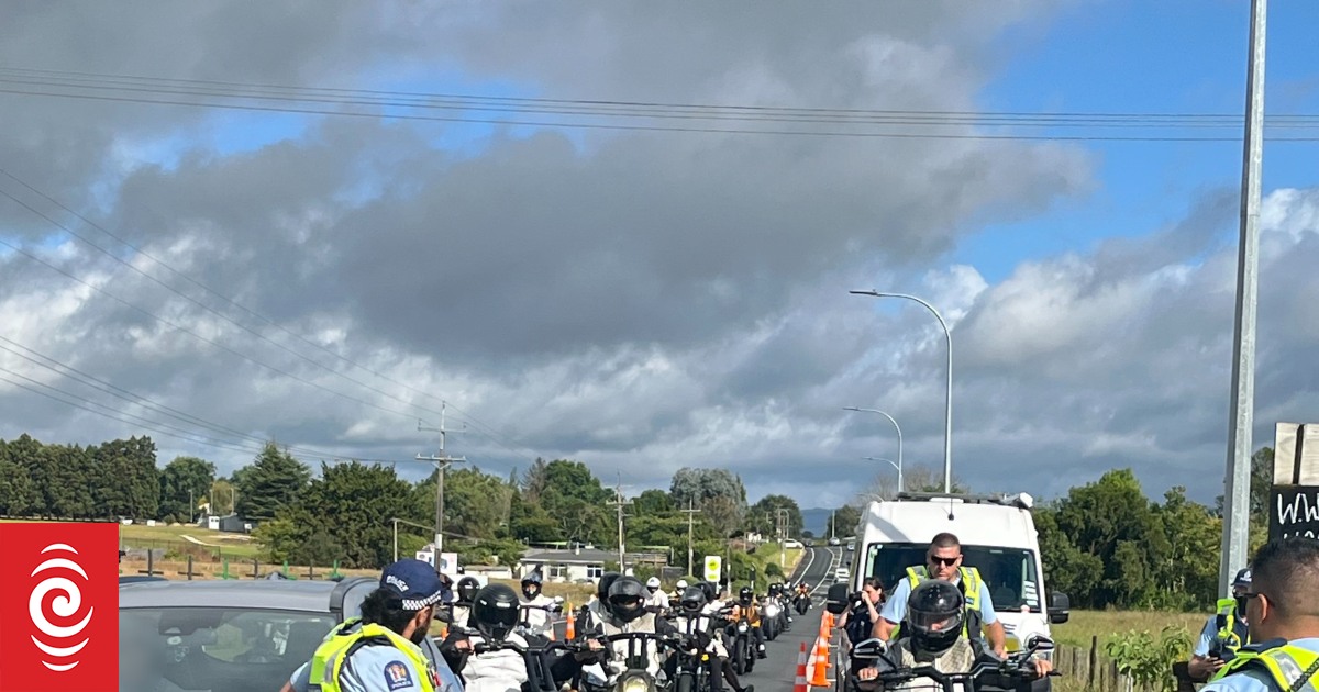 Police seize 'multiple' motorbikes amid tangi for Waikato gang member