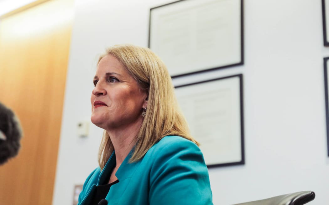 Minister for Disability Issues Louise Upston announces a restructure of Whaikaha, the Ministry of Disabled People, 15 August 2024.