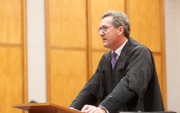 Mark Lundy's lawyer Jonathan Eaton at the Court of Appeal.