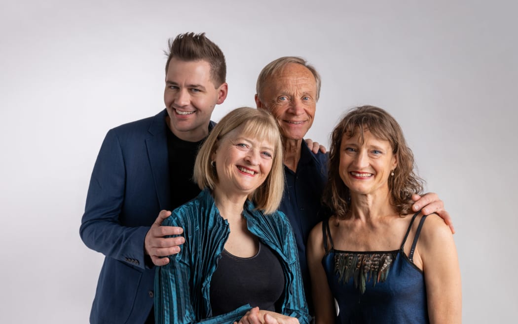 New Zealand String Quartet (l to r: Peter Clark, Gillian Ansell, Rolf Gjelsten, Helene Pohl)