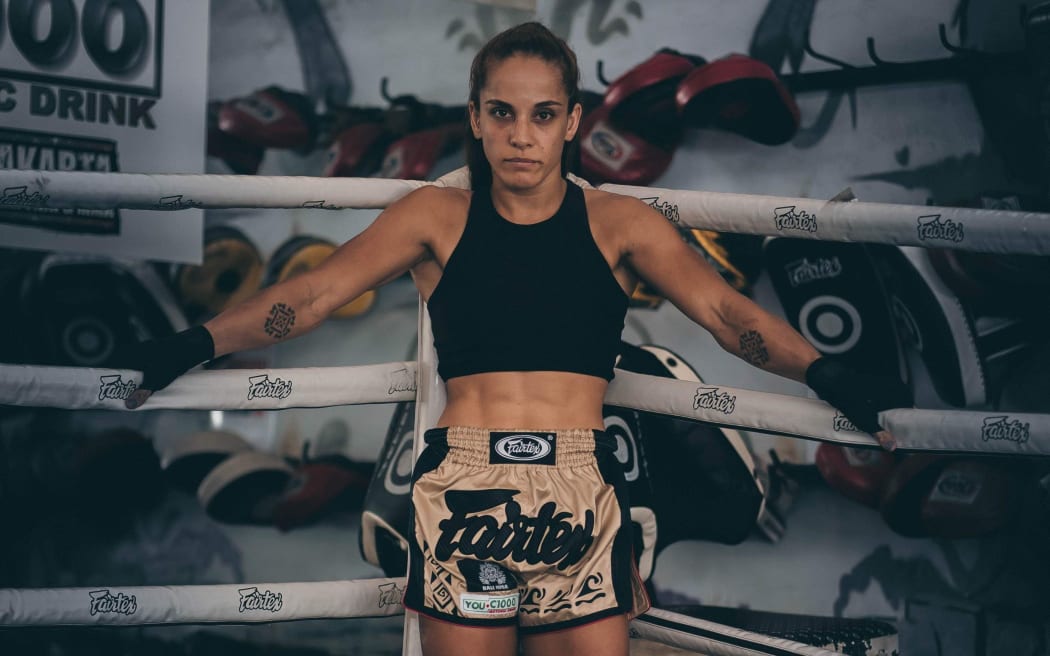 New Zealand mixed martial artist Nyrene Crowley.