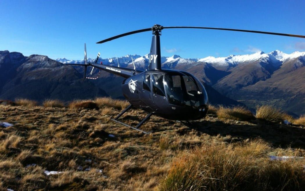 A Robinson R44 of the kind Stephen Combe and James Patterson-Gardner died in near Lochy River last year.
