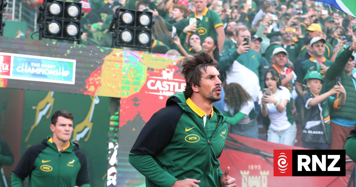 Springbok stalwart Eben Etzebeth struggling with concussion symptoms | RNZ