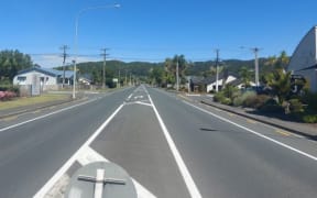 Western Hills Drive in Whangārei where the accident occurred in February 2023.