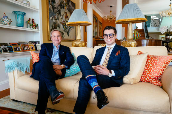 Investor and new chair of the Unfiltered Board, Guy Haddleton, with founder Jake Millar.


Guy Haddleton and Jake Millar