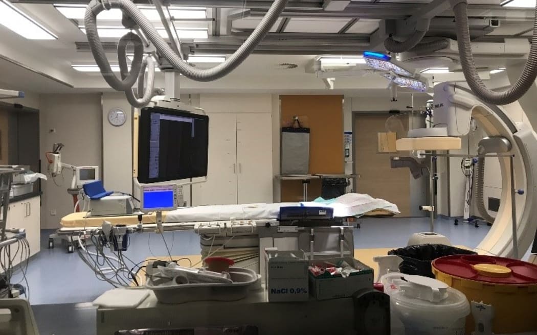 A catheterisation laboratory, in Germany.