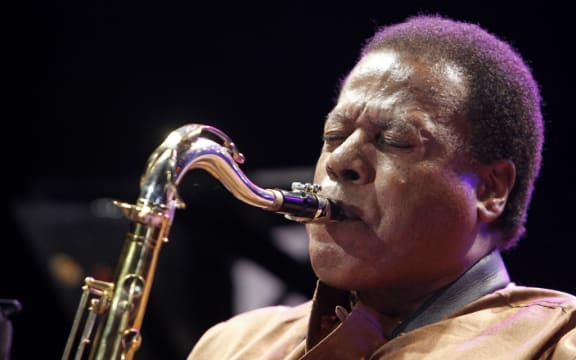 (FILES) In this file photo taken on July 15, 2011, US musician Wayne Shorter performs at the 51st edition of "Jazz a Juan" a Jazz music festival in Juan-les-Pins, Antibes, southeastern France, in homage to famous Jazz musician Miles Davis. - Shorter, the storied saxophonist considered one of America's greatest jazz composers and among the genre's leading risk-takers, has died. He was 89.
Shorter died at a hospital in Los Angeles, his publicist Alisse Kingsbury told AFP. The enigmatic jazz elder performed with fellow legend Miles Davis and went on to become a leading bandleader on both soprano and tenor sax, including with his group Weather Report. (Photo by SEBASTIEN NOGIER / AFP)