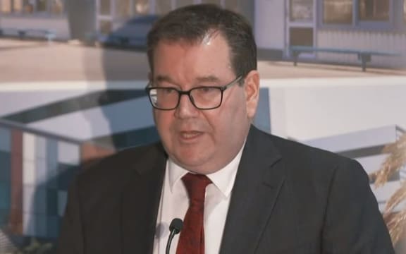 Grant Robertson announces details of the $12b infrastructure spend.