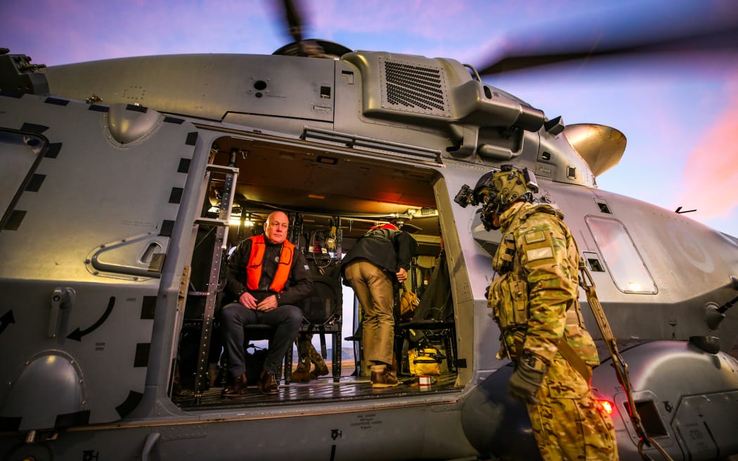 Prime Minister Christopher Luxon leaving for Wairoa on 6 July, 2024. Credit: Pool/NZME/Paul Taylor
