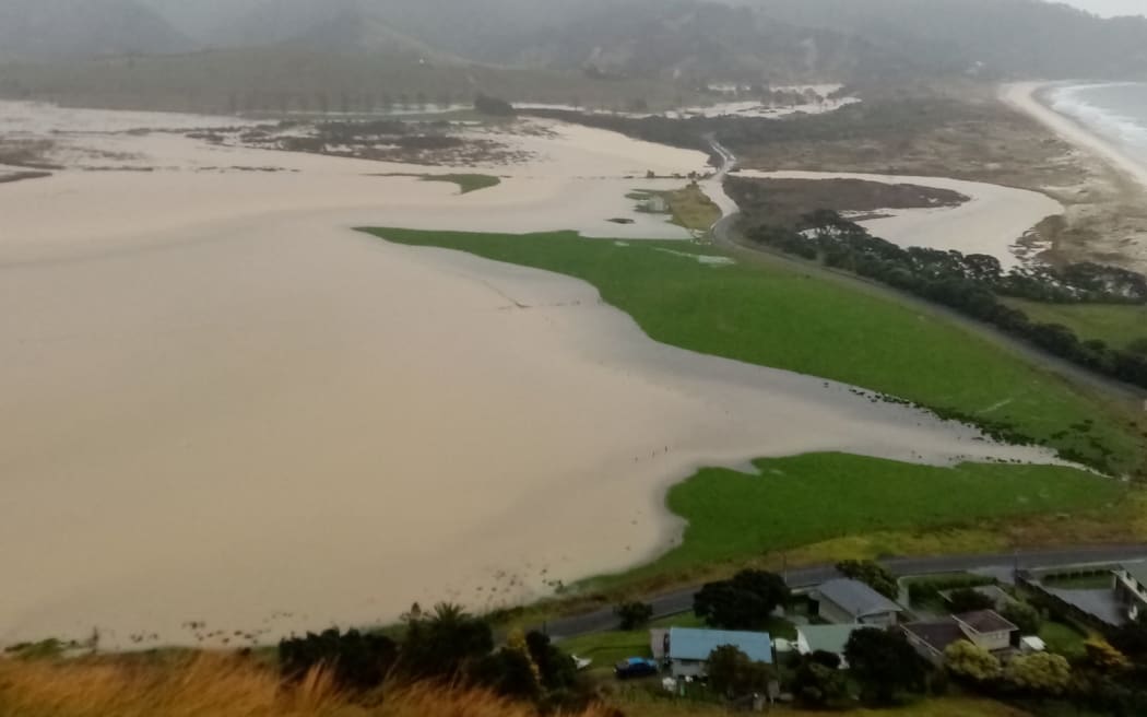 Flooding in Otama, in the Coromandel, on 10 September.