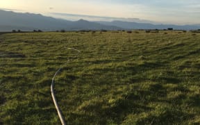 Temporary piping at Lake Ferry was installed after damage to the Wairarapa village's wastewater system in July.