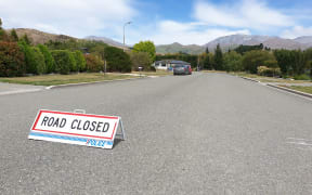 Police closed the road near a house where a man was shot dead in Kurow, northwest of Oamaru.