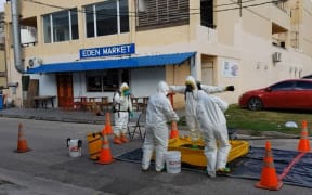 CNMI police check for meth fumes.