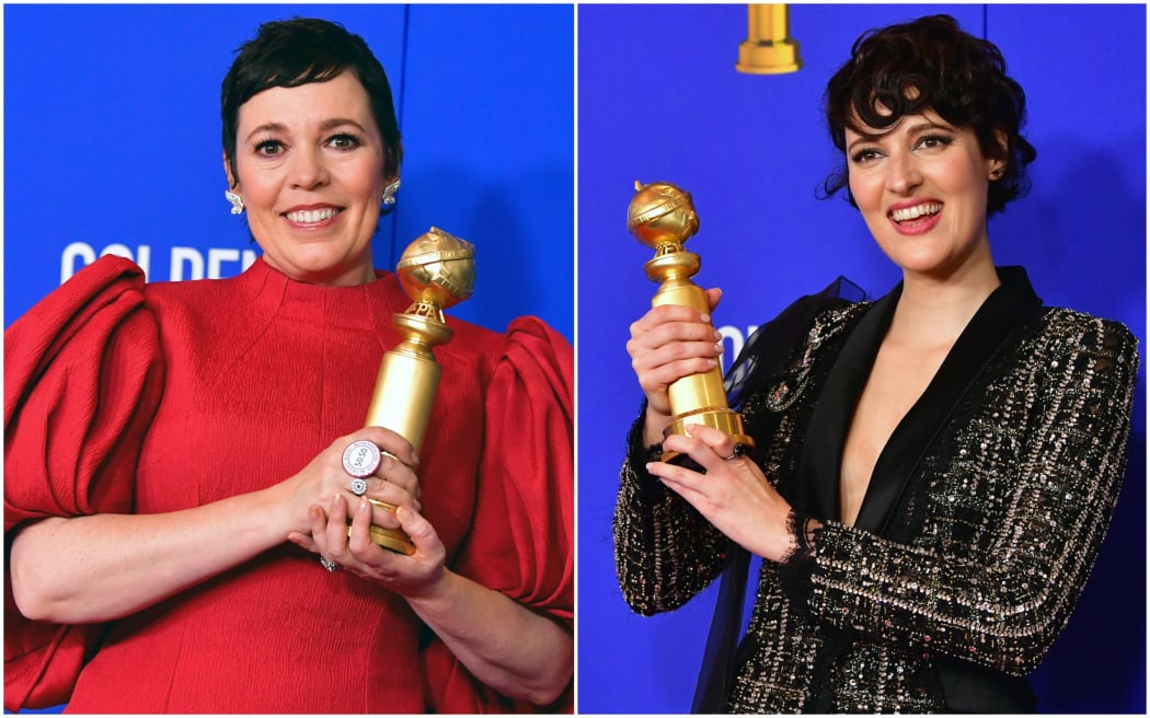 Phoebe Waller-Bridge and Olivia Colman 77th Golden Globe Awards 2020