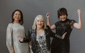 The Lady Killers (from left): Tina Cross, Suzanne Lynch and Jackie Clarke.